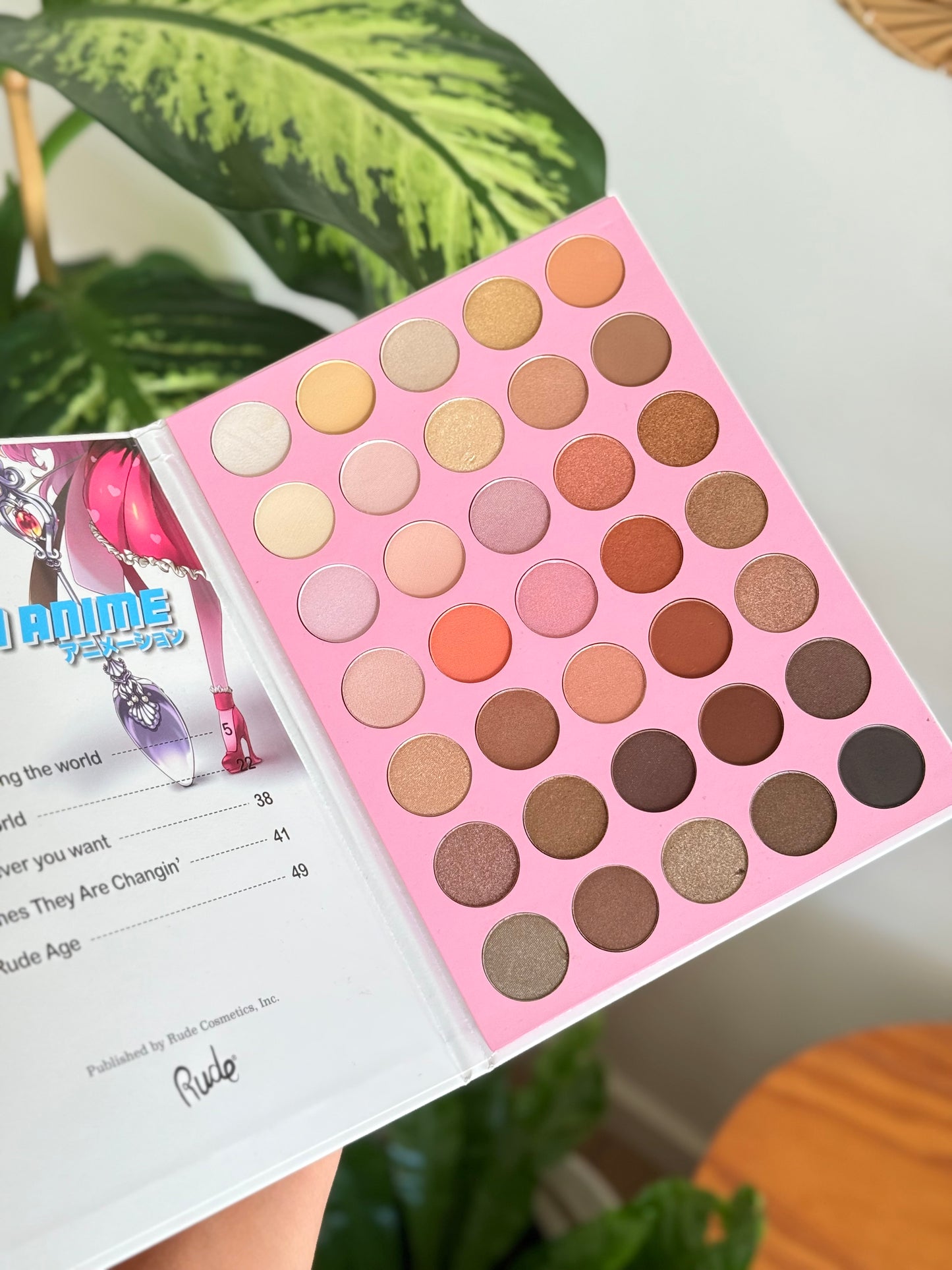 Paleta de Sombras Rude Manga Anime