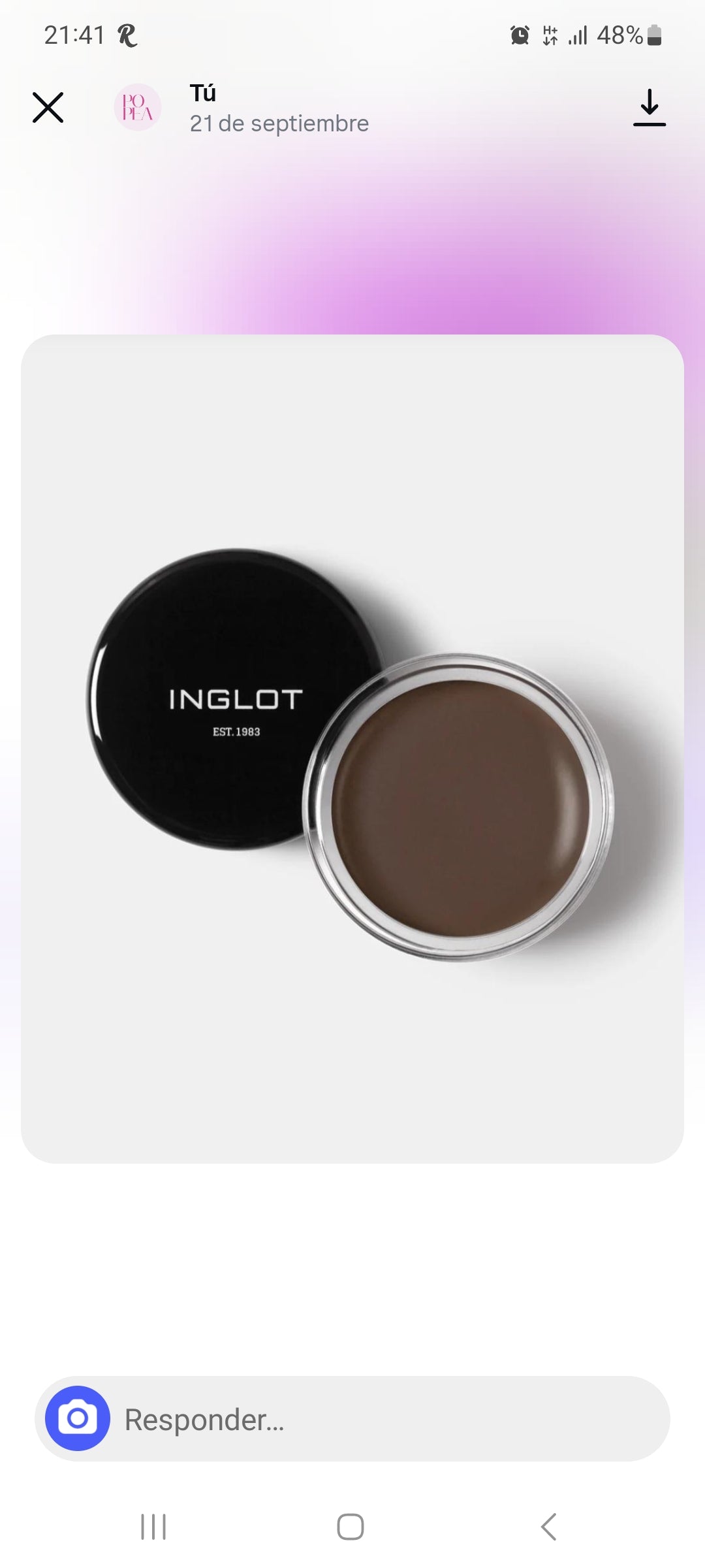 Delineador de ojos gel INGLOT