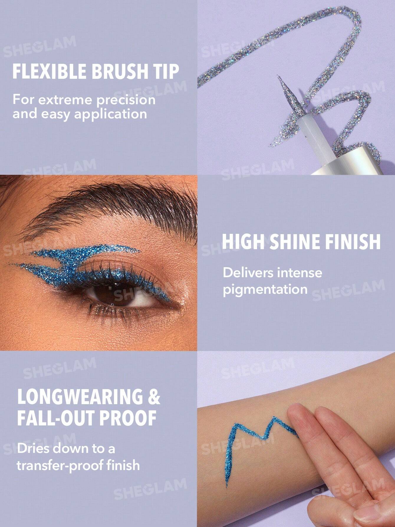 Delineador en glitter - SHEGLAM
