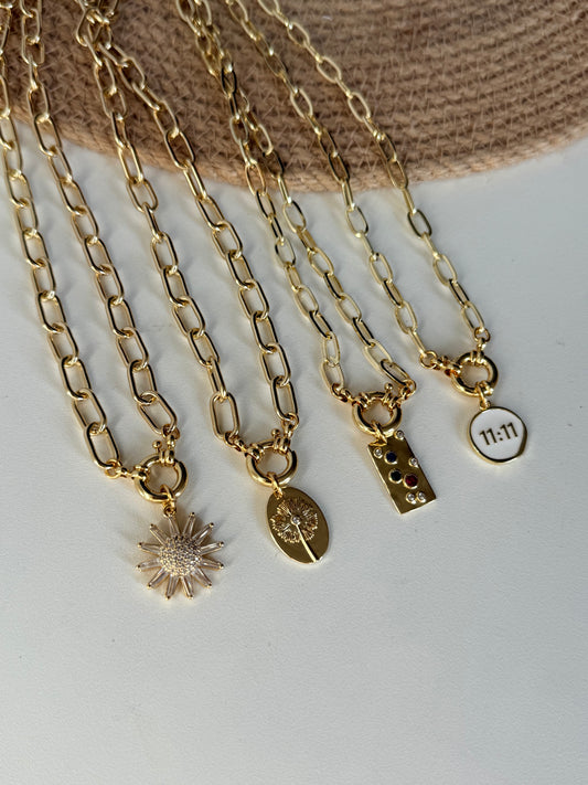 Collares Marinero Baño de oro 18k
