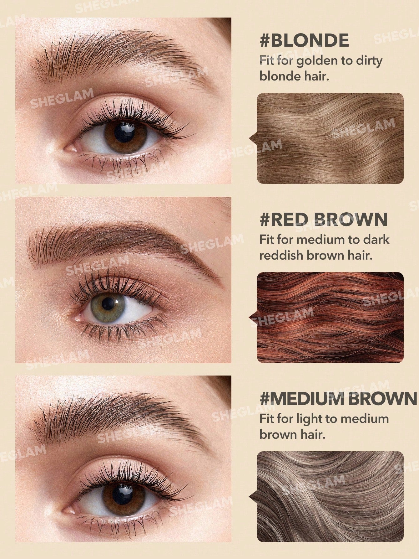 Gel para cejas con color - SHEGLAM