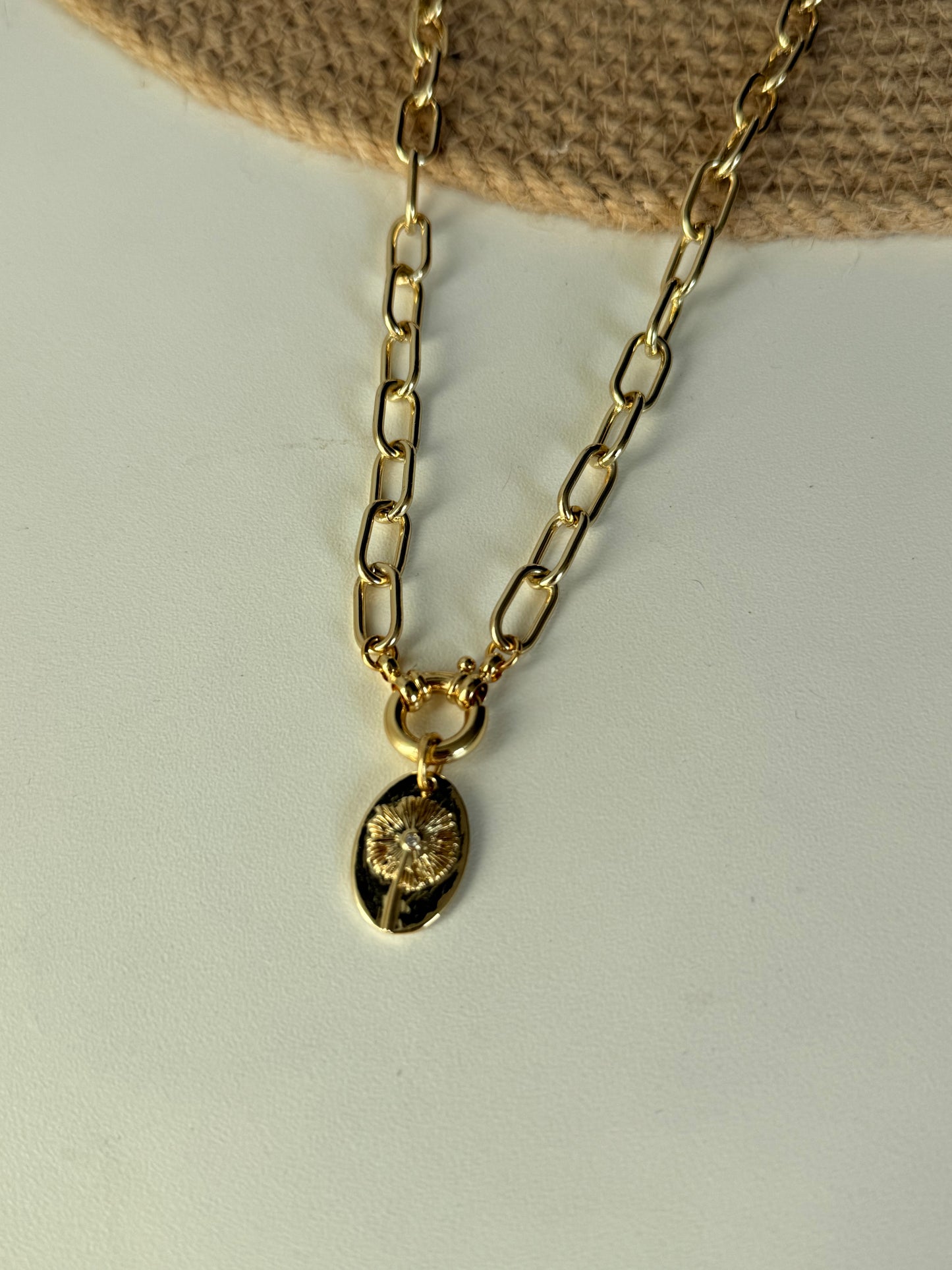 Collares Marinero Baño de oro 18k