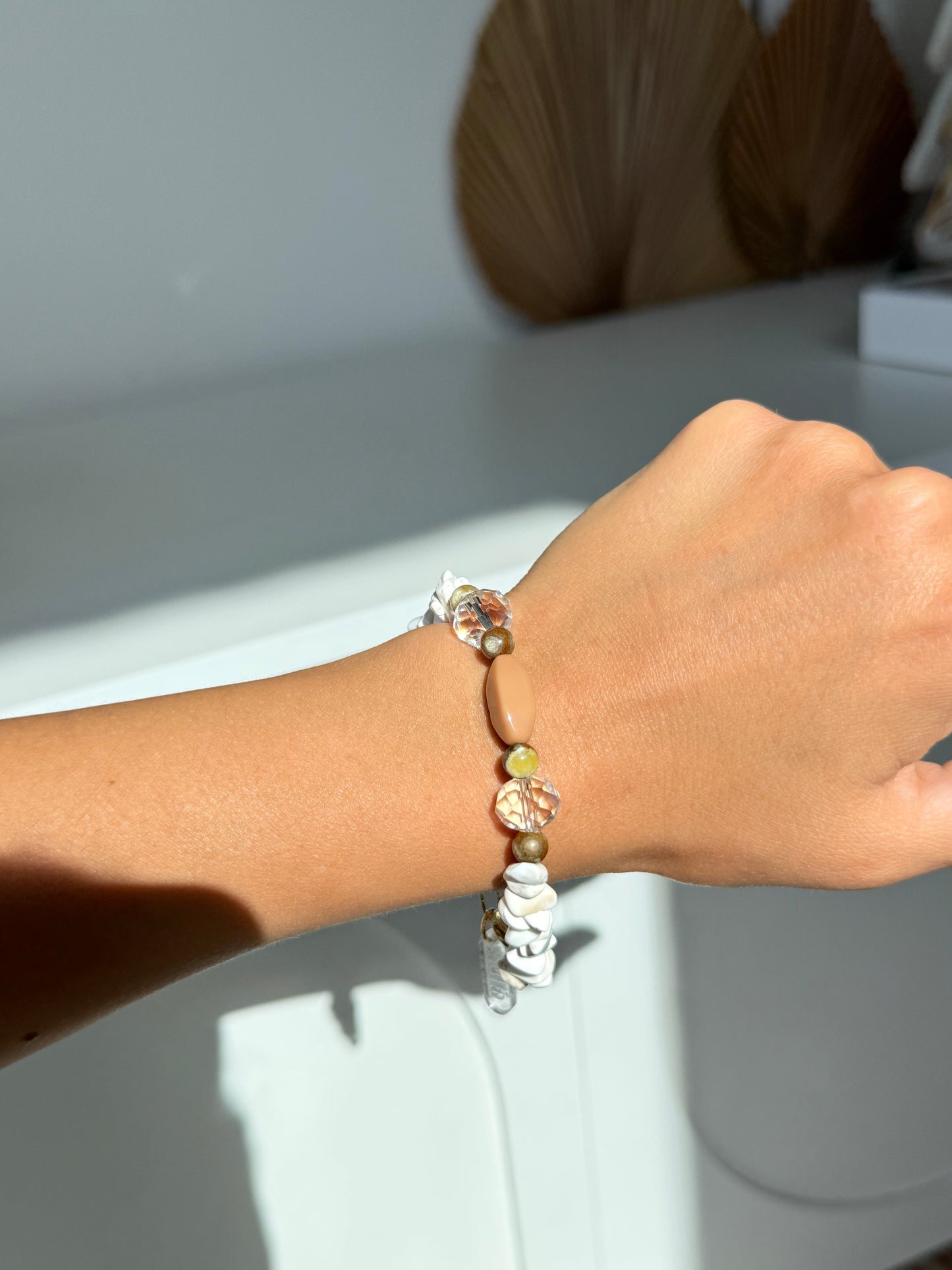 Pulsera Túnez blanco