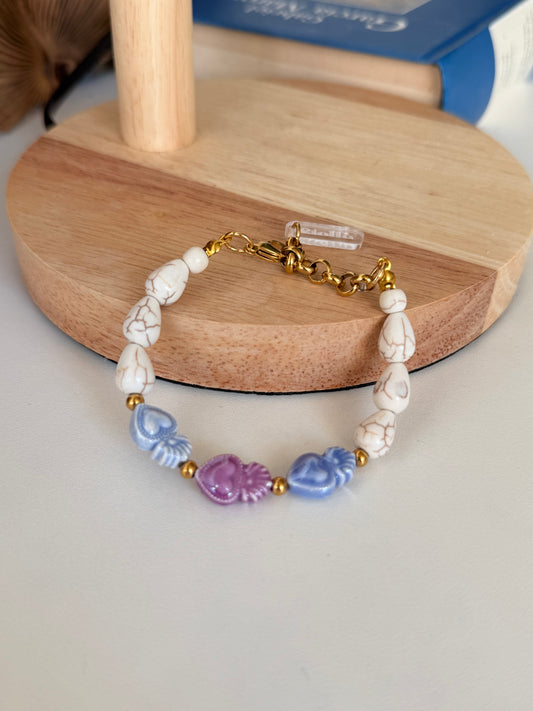 Pulsera Corazones 💜