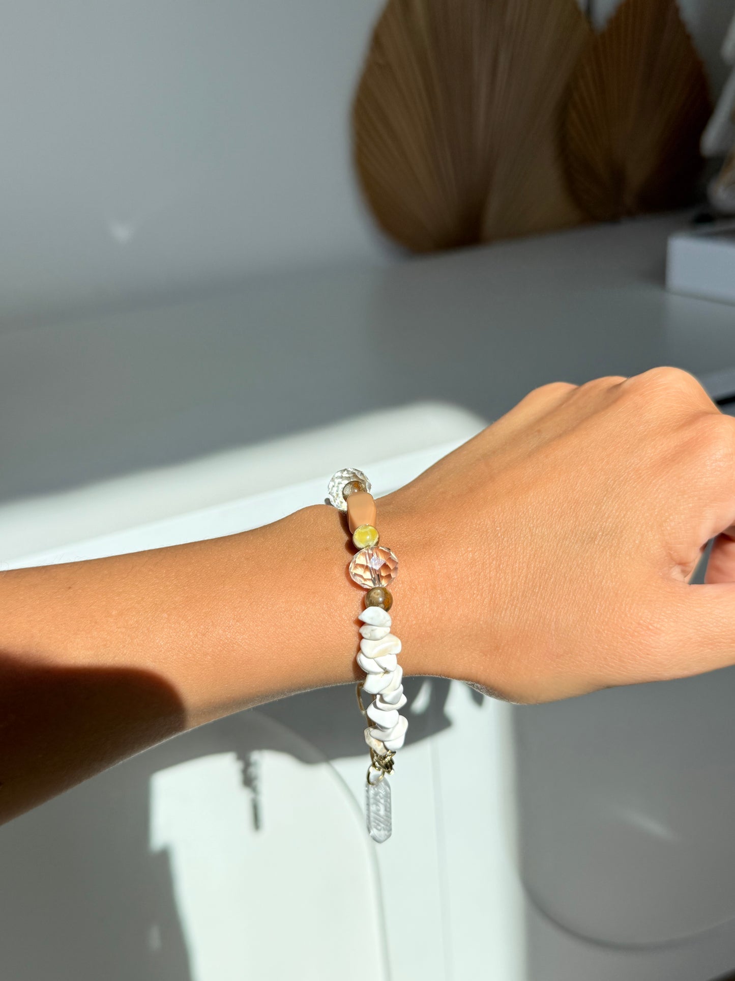 Pulsera Túnez blanco
