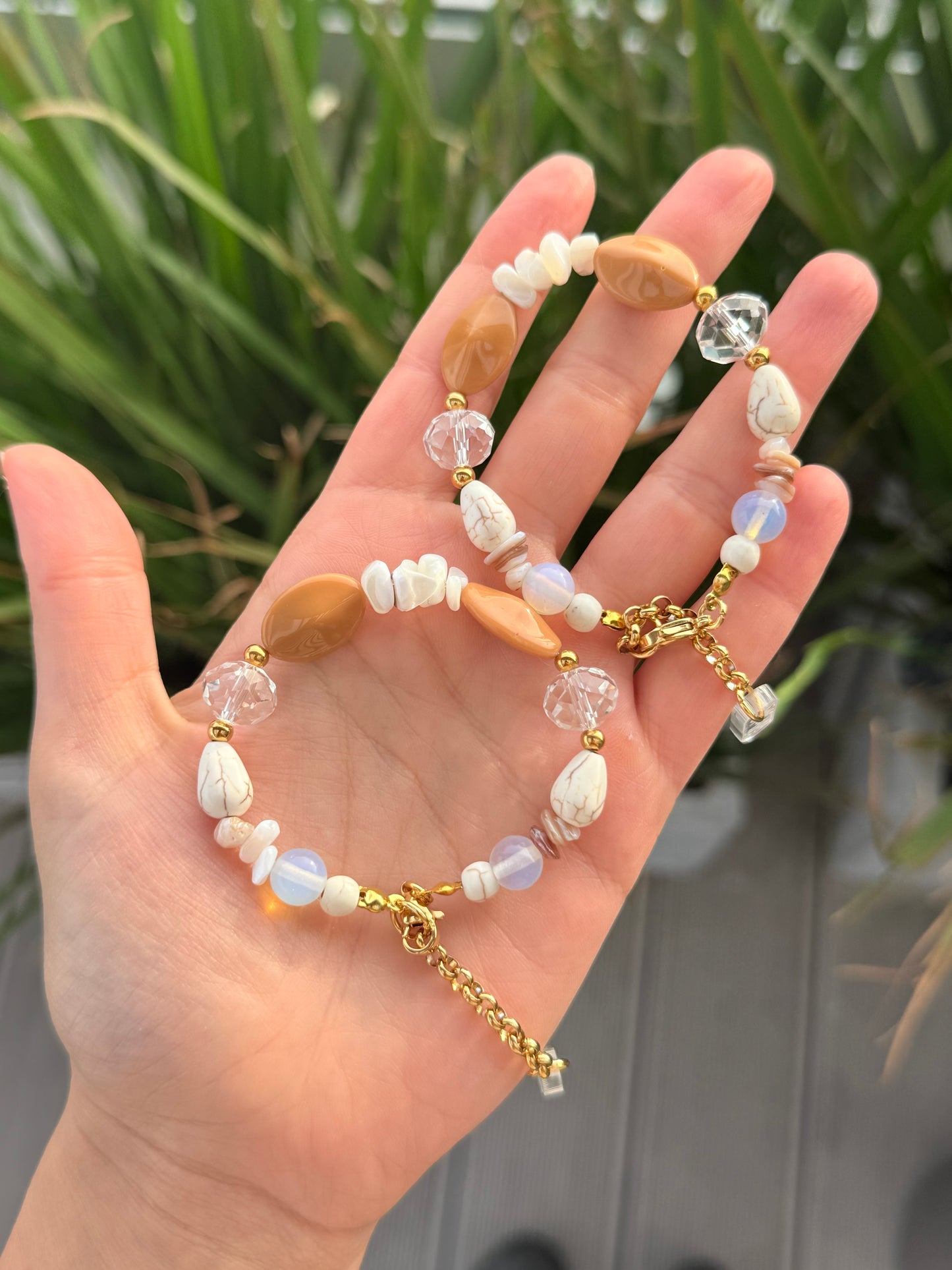 Pulsera Cairo tonos beige v2