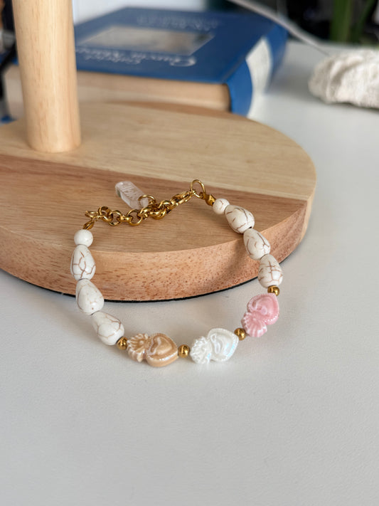 Pulsera Corazones 💜
