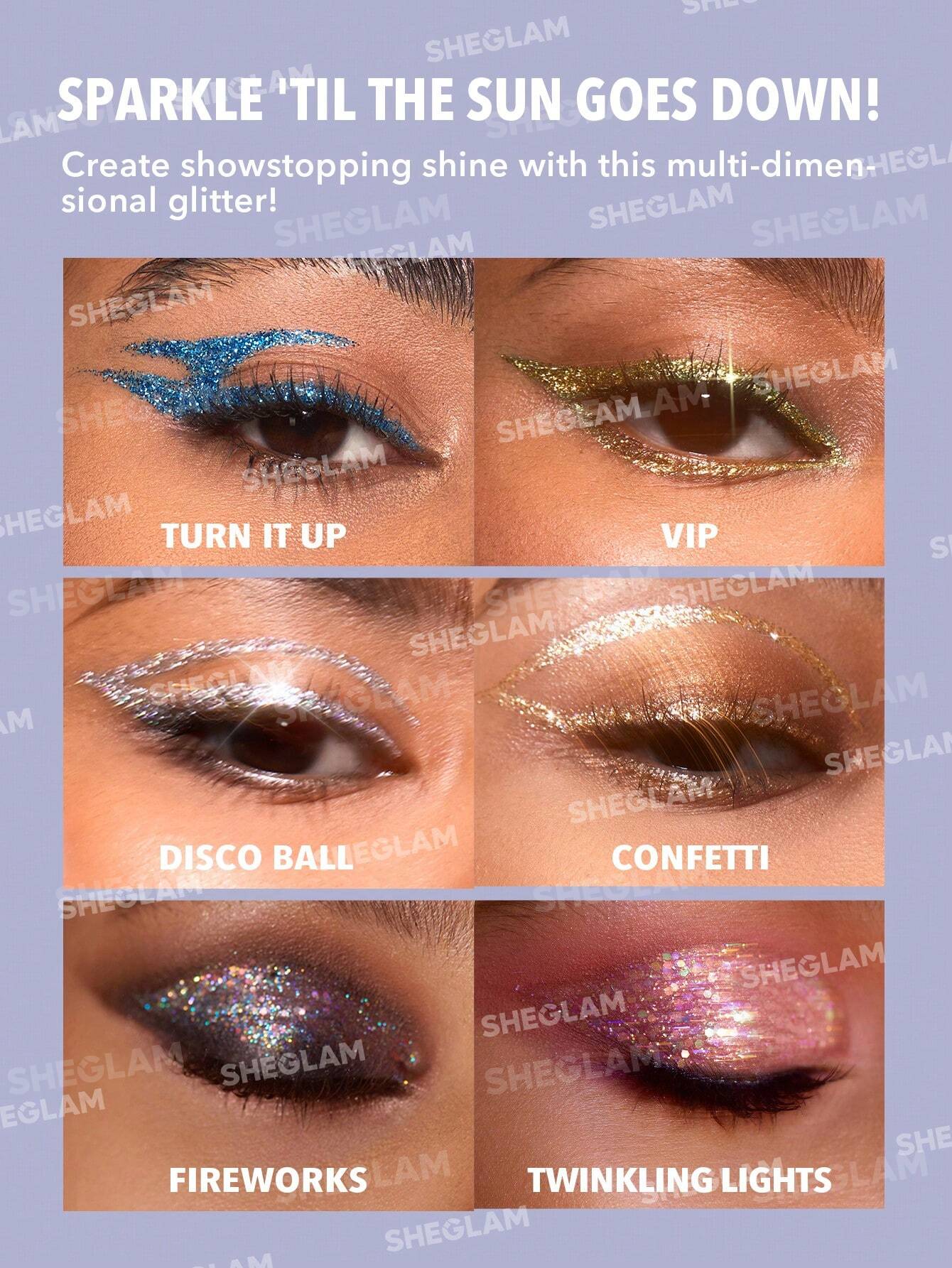 Delineador en glitter - SHEGLAM