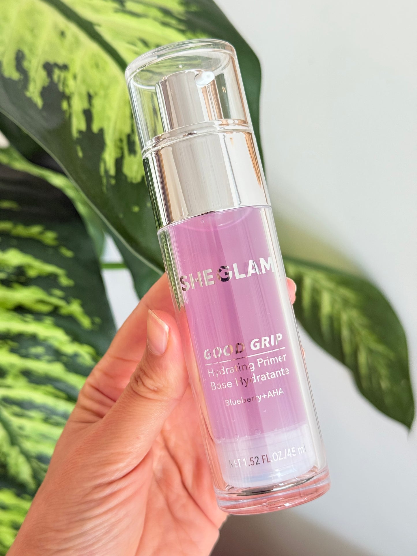 Primer hidratante Blueberry + AHA- Sheglam