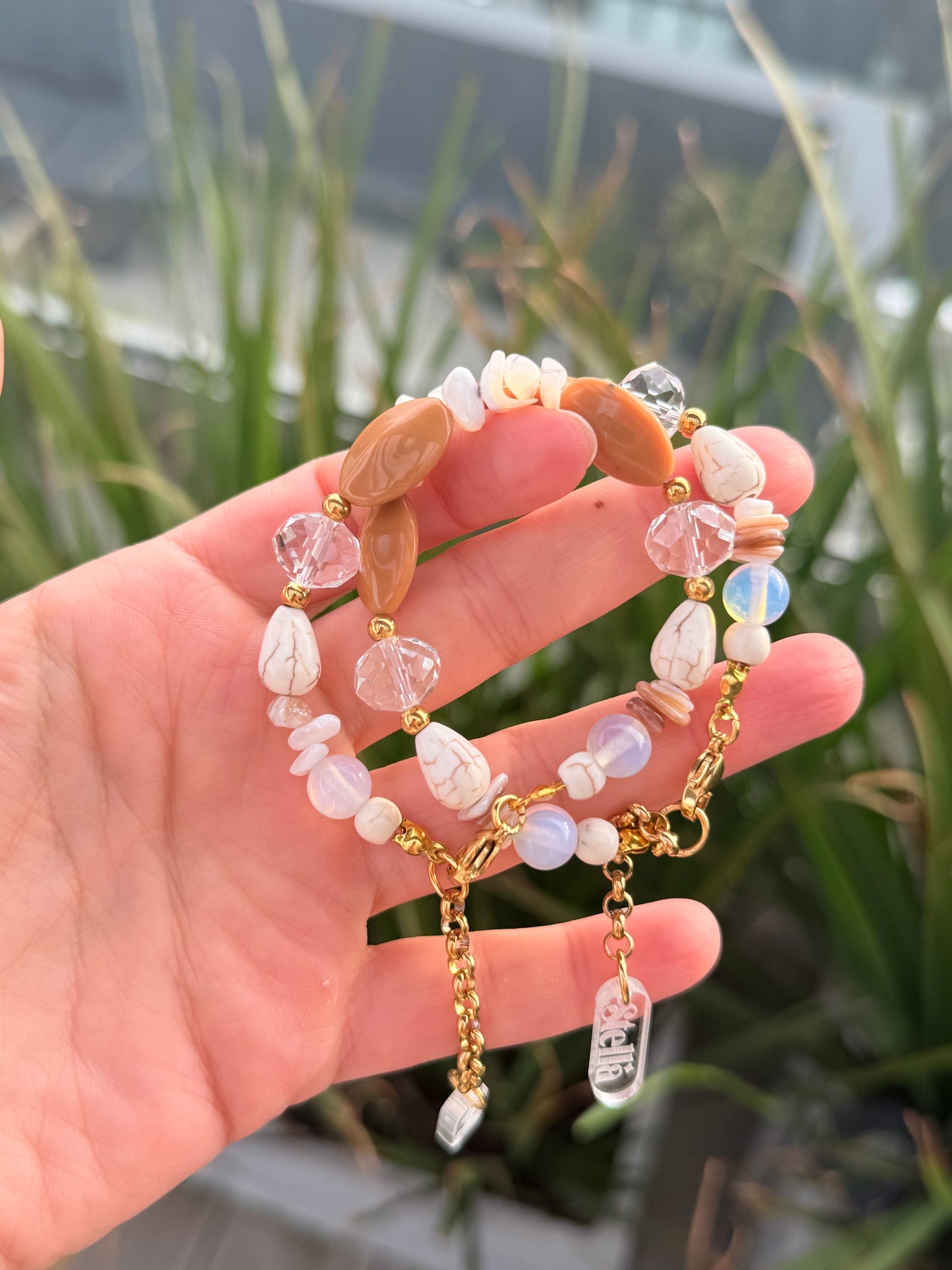 Pulsera Cairo tonos beige v2