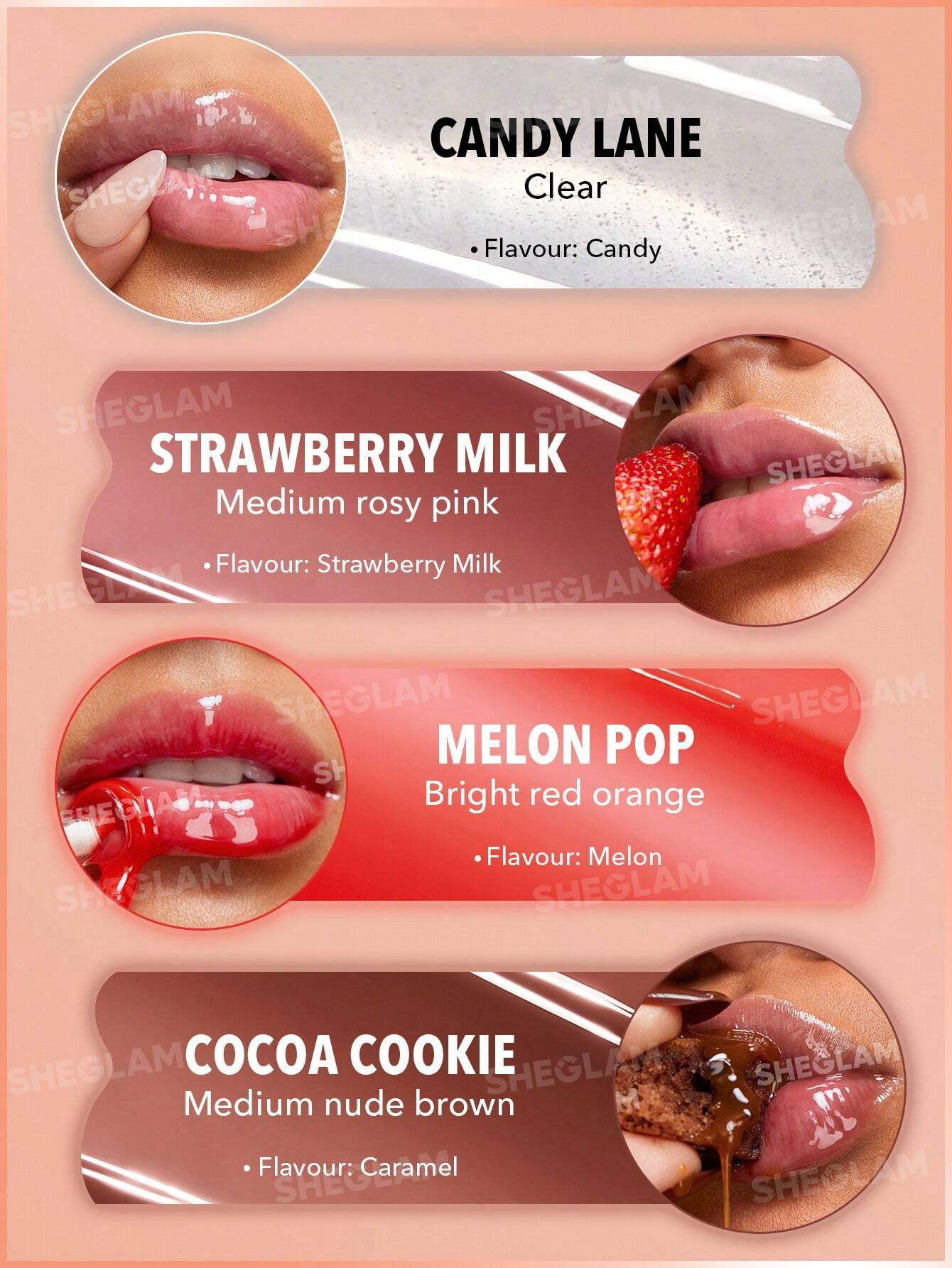 Bálsamo de labios con color - SHEGLAM