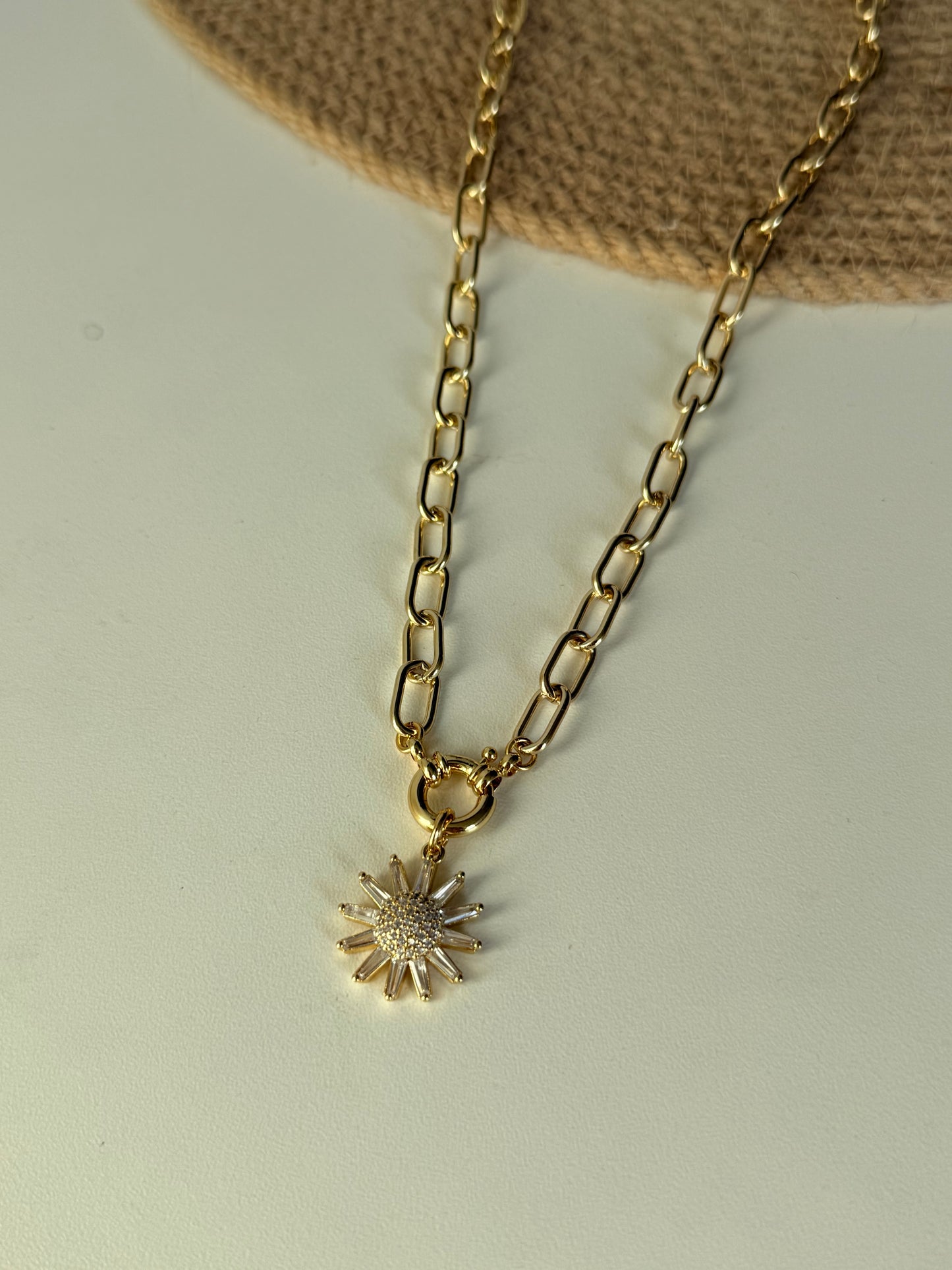 Collares Marinero Baño de oro 18k