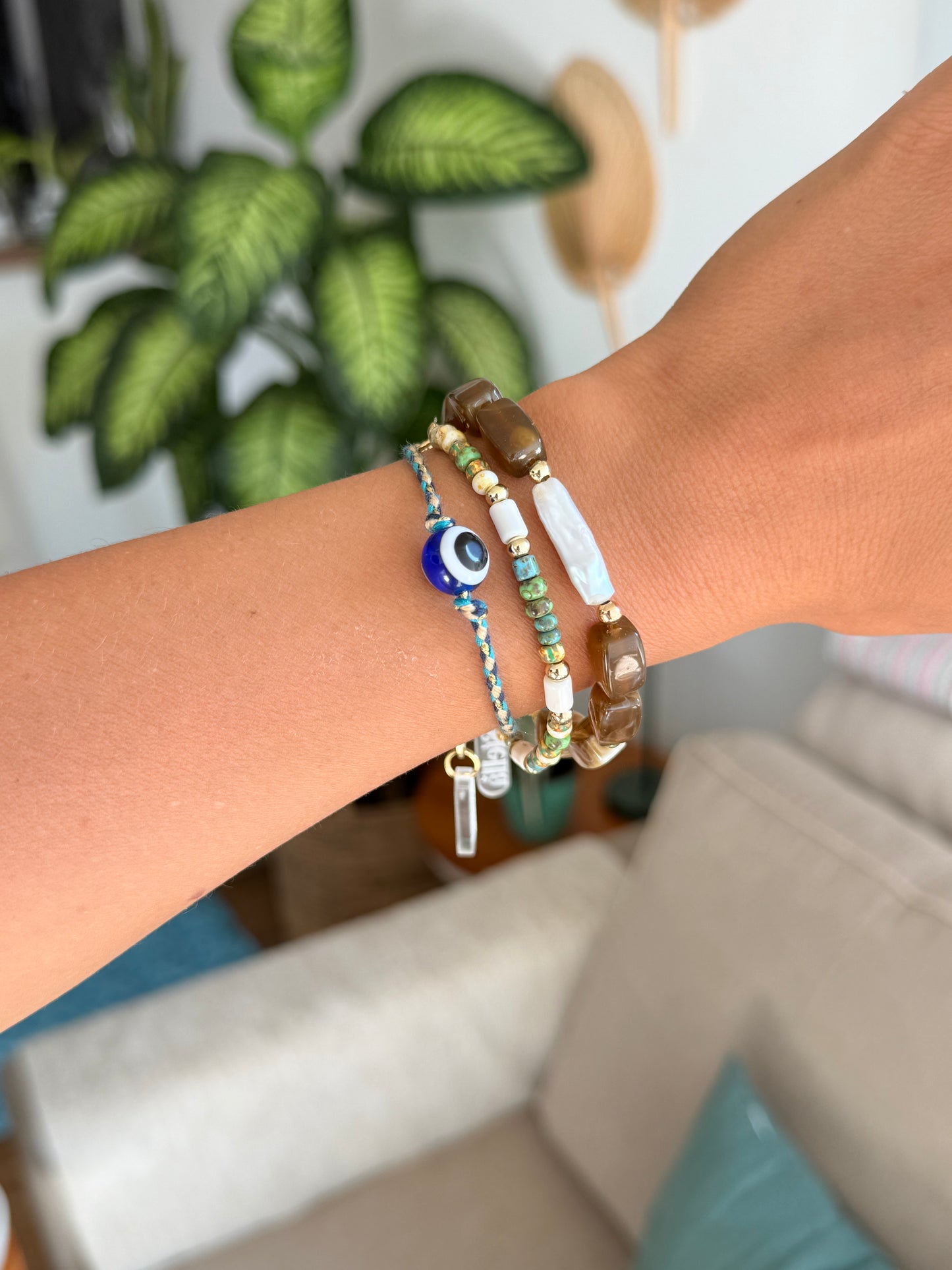 Pulseras ojito turco