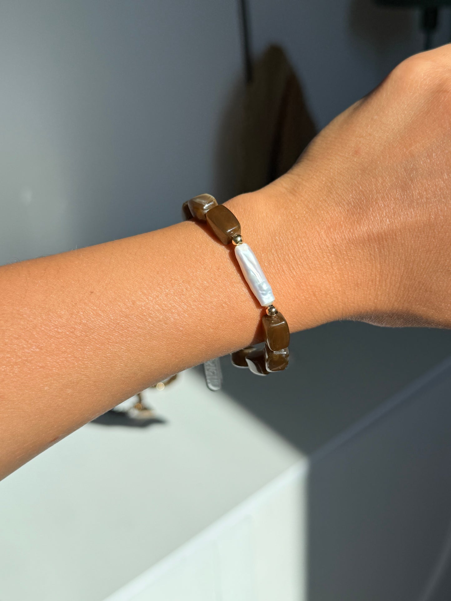 Pulseras Noha marrón