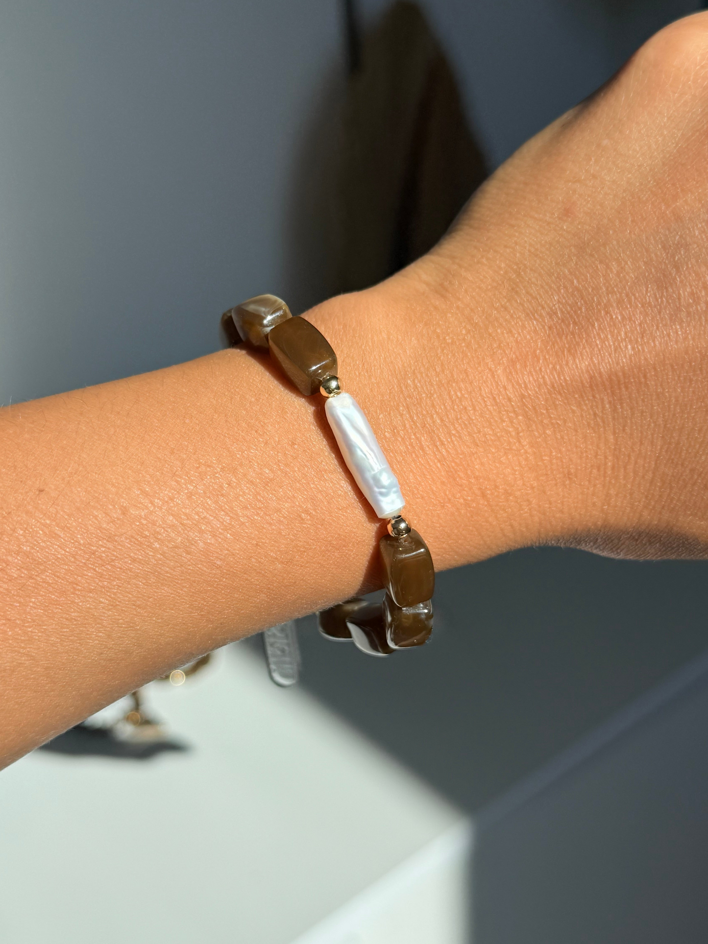 Pulseras Noha marrón