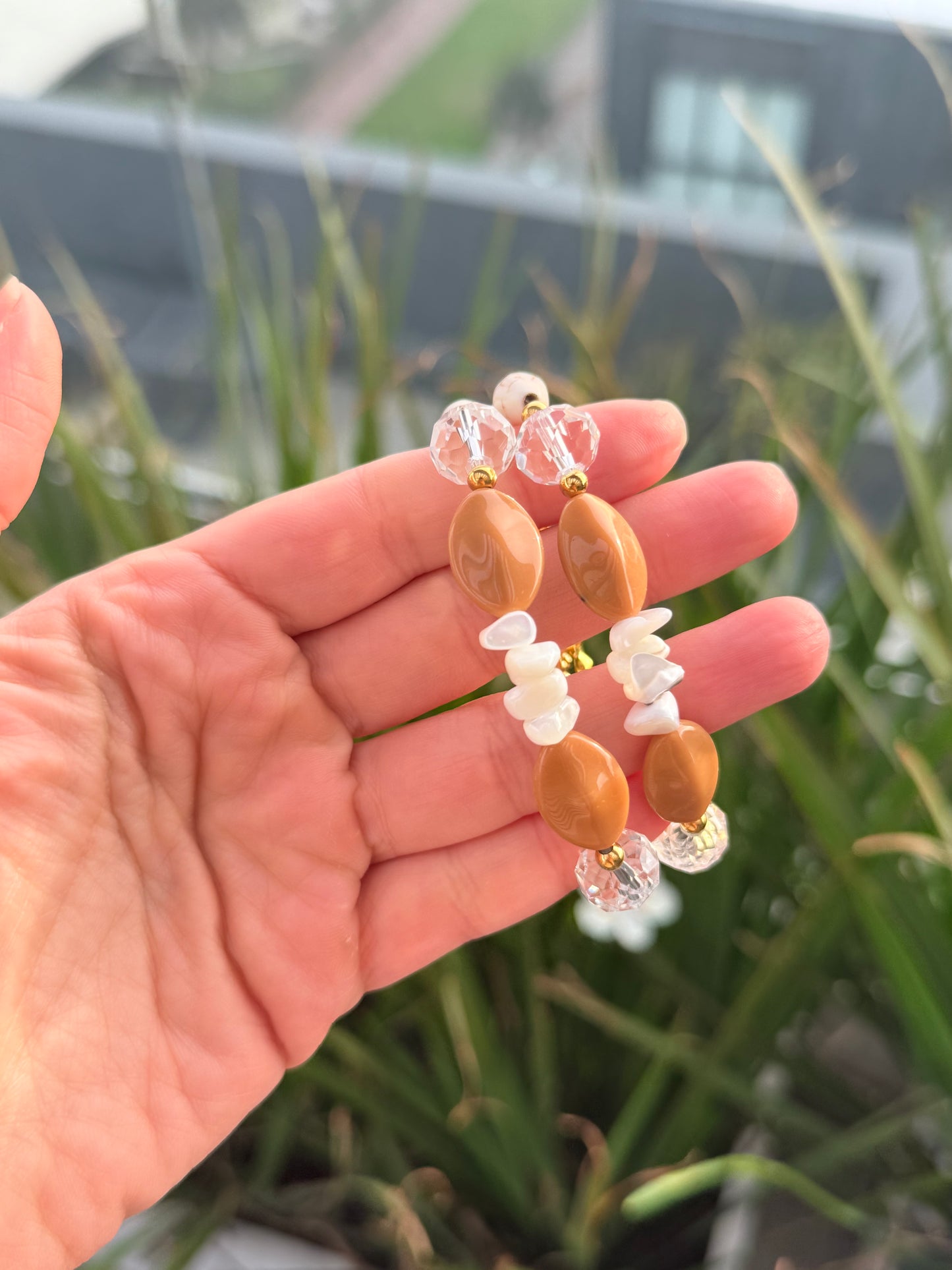 Pulsera Cairo tonos beige v2