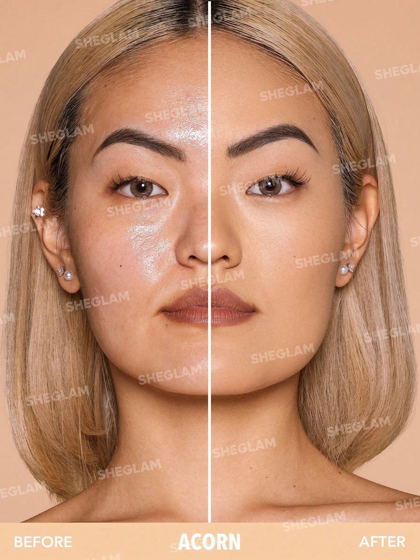 Base en polvo- Sheglam Skin-Focus High Coverage Powder Foundation
