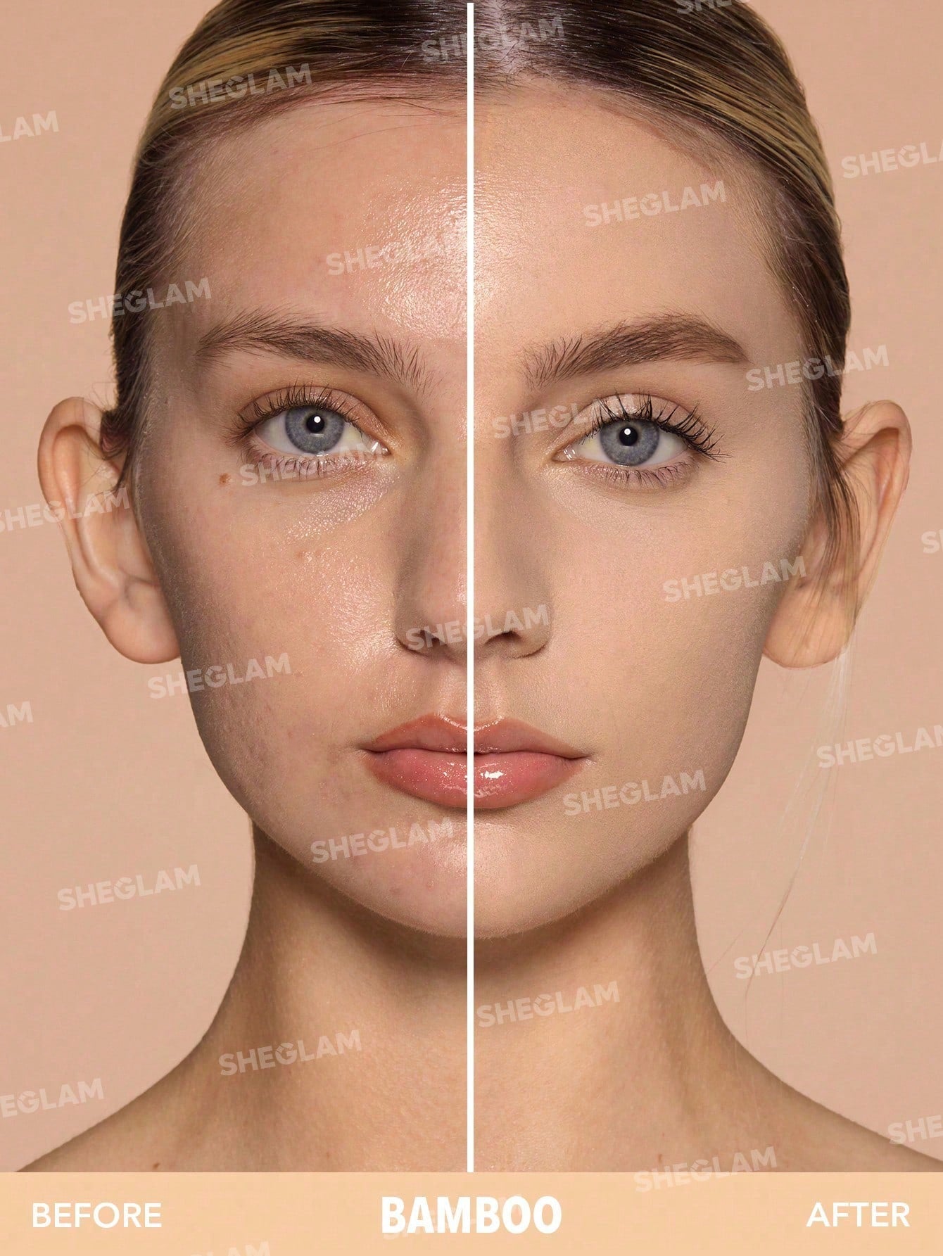 Base en polvo- Sheglam Skin-Focus High Coverage Powder Foundation
