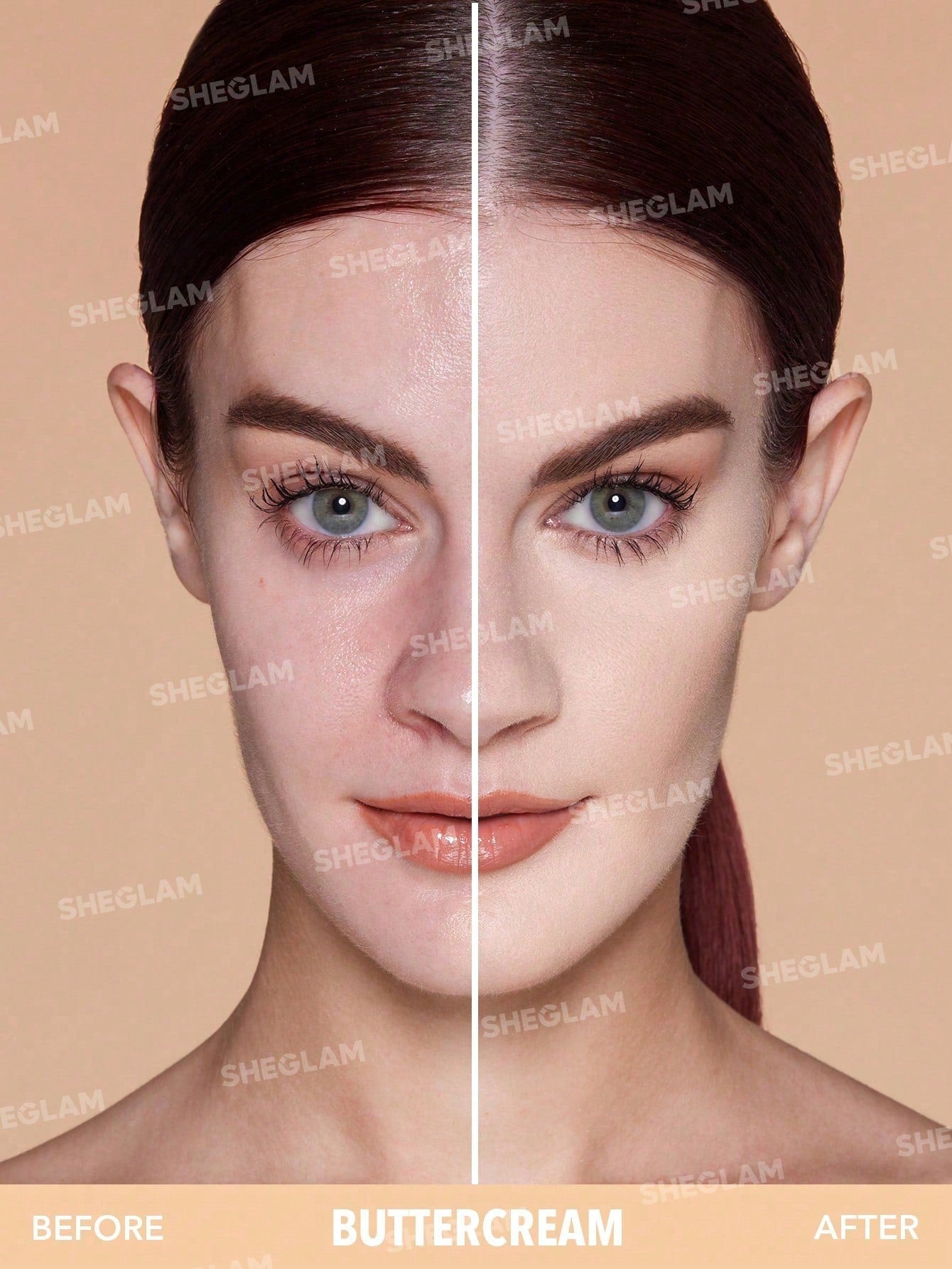 Base en polvo- Sheglam Skin-Focus High Coverage Powder Foundation