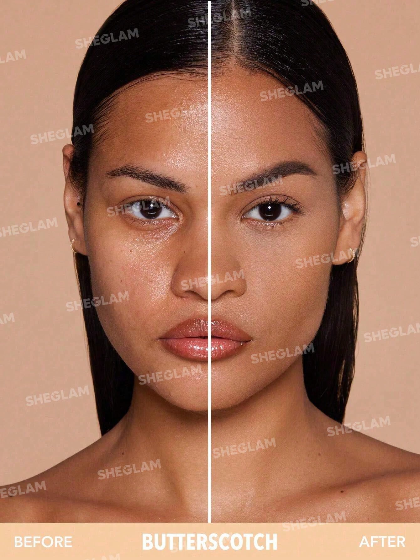 Base en polvo- Sheglam Skin-Focus High Coverage Powder Foundation