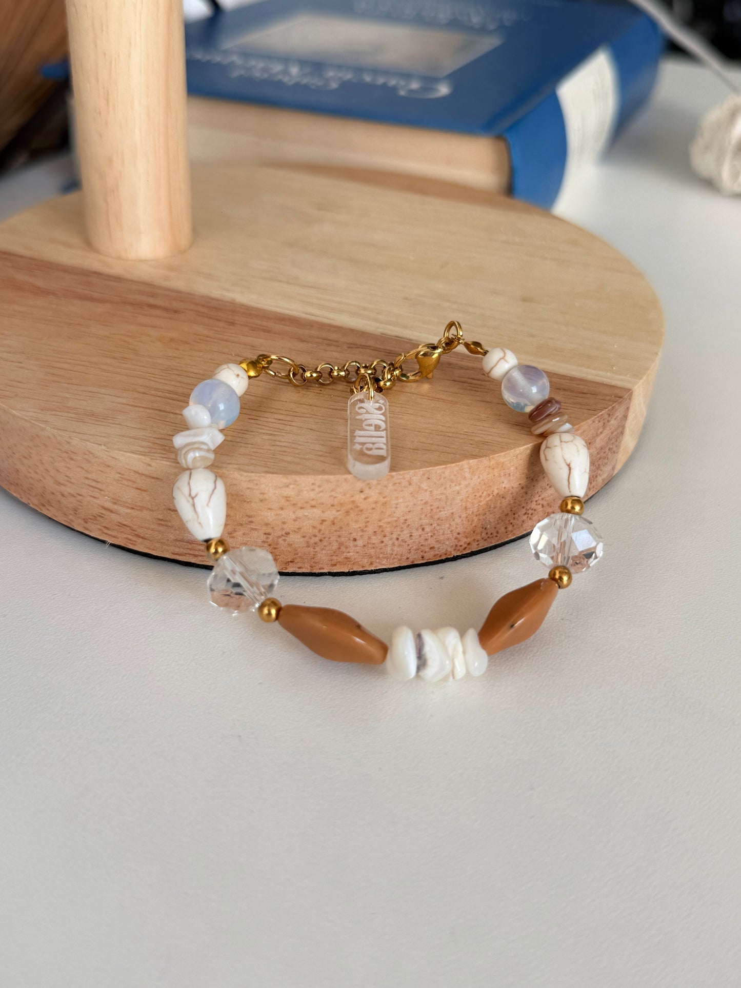 Pulsera Cairo tonos beige v2