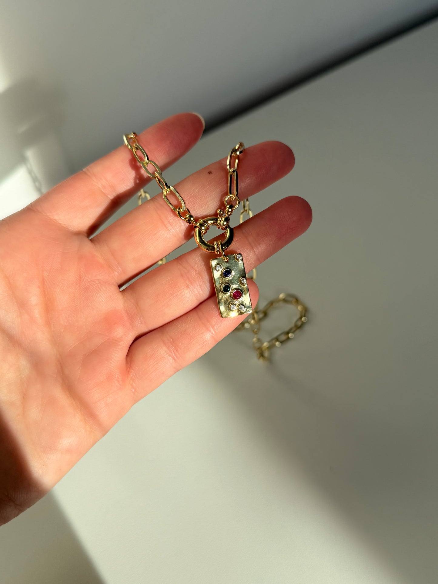 Collares Marinero Baño de oro 18k