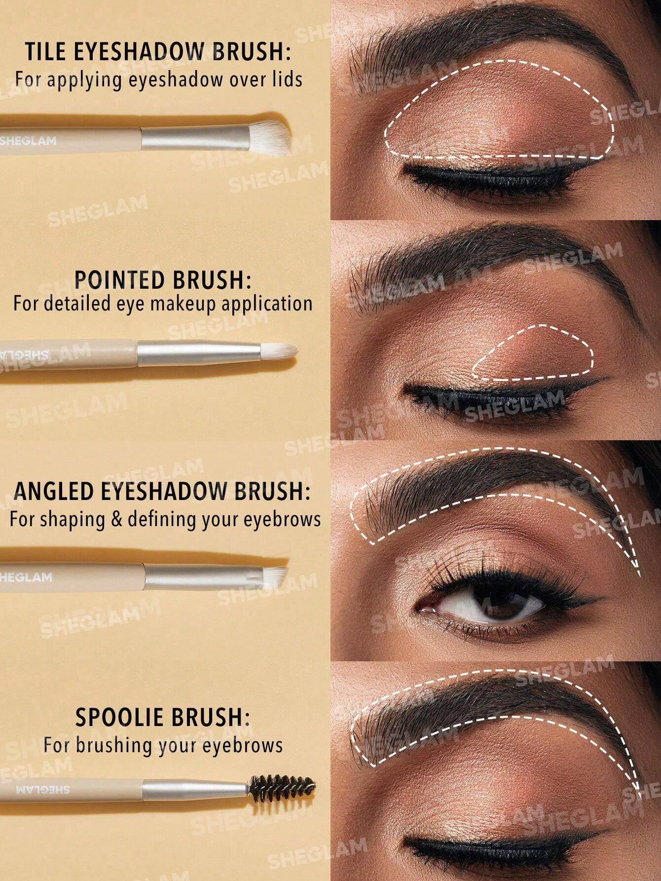 Set de brochas-Sheglam Essentials Brush Set