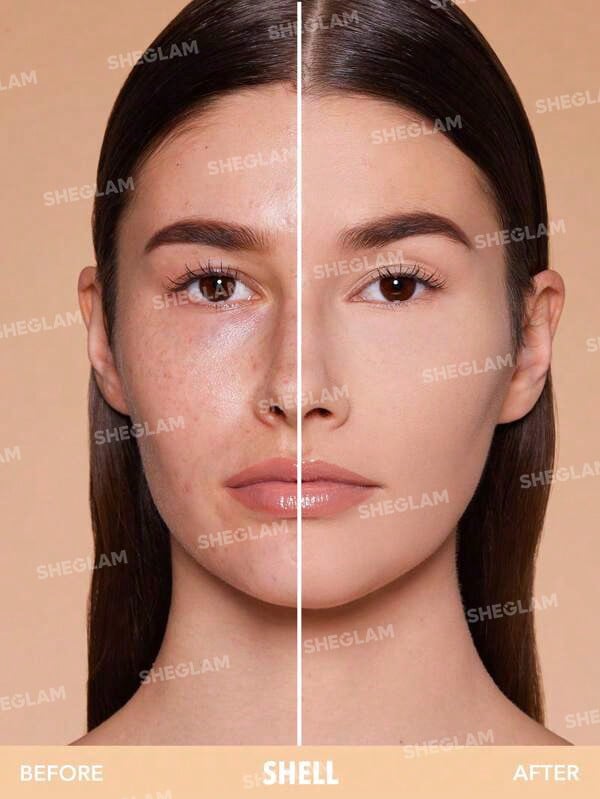 Base en polvo- Sheglam Skin-Focus High Coverage Powder Foundation
