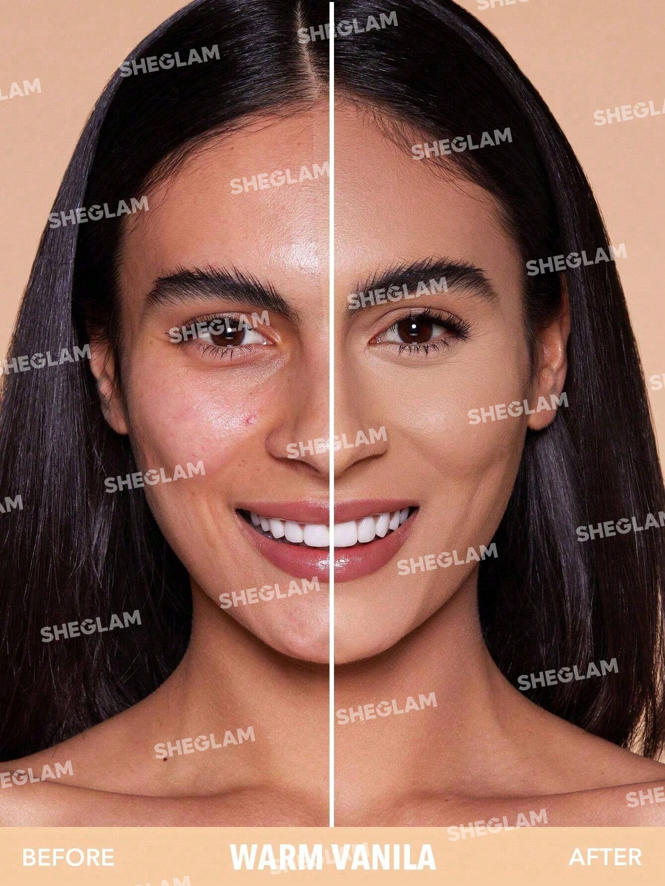 Base en polvo- Sheglam Skin-Focus High Coverage Powder Foundation