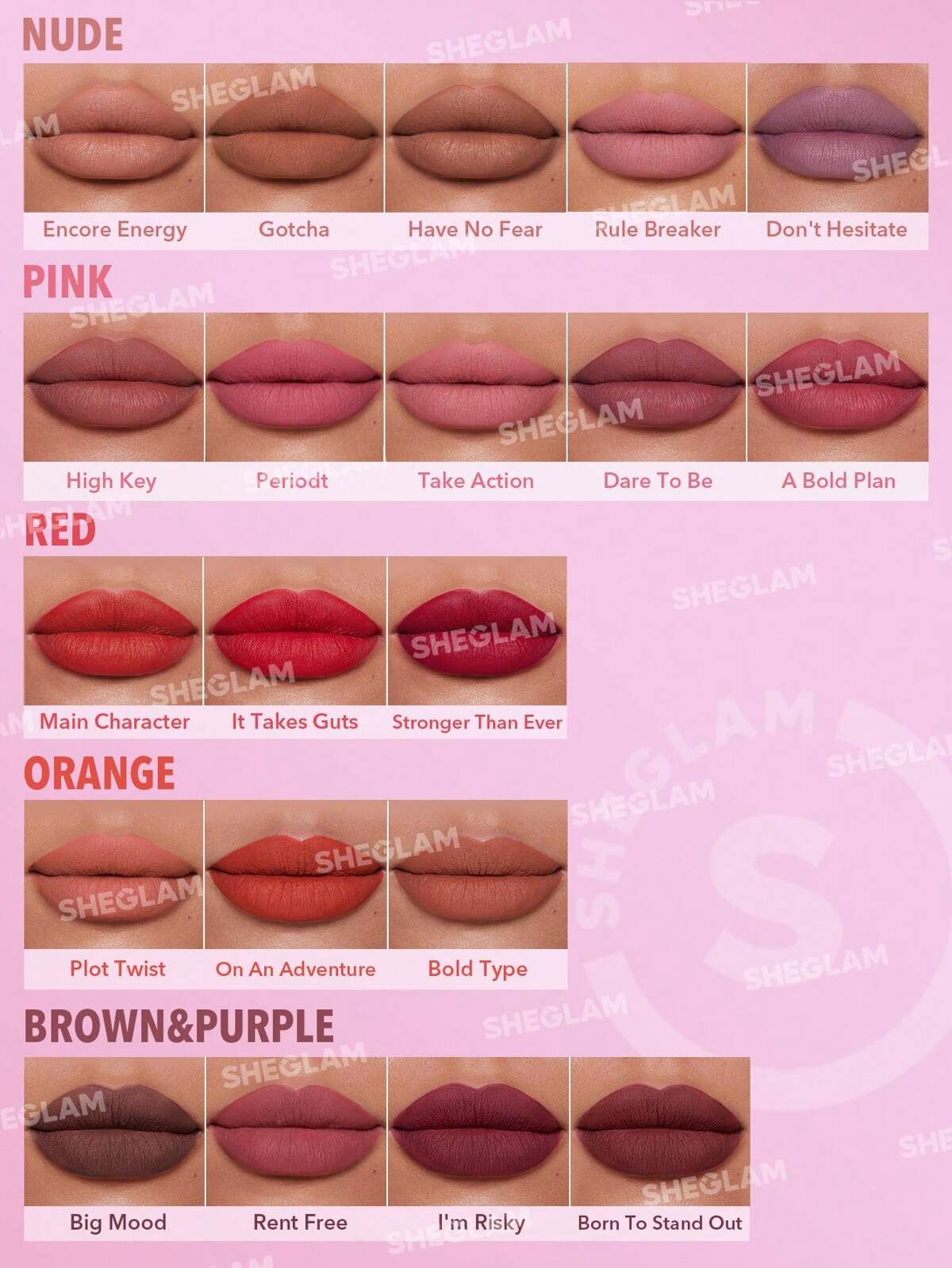 Labial en barra mate larga duración- sheglam