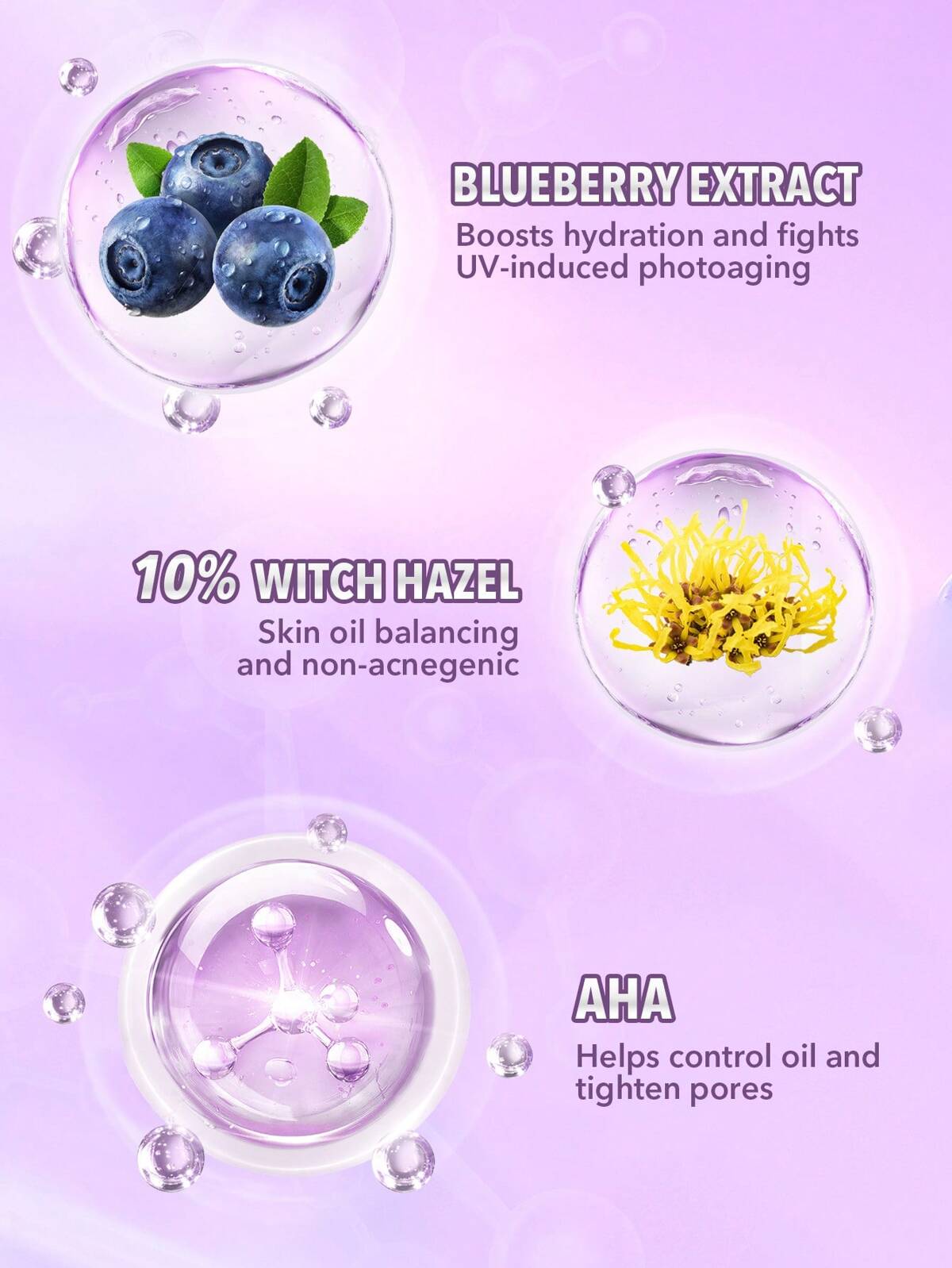 Primer hidratante Blueberry + AHA- Sheglam