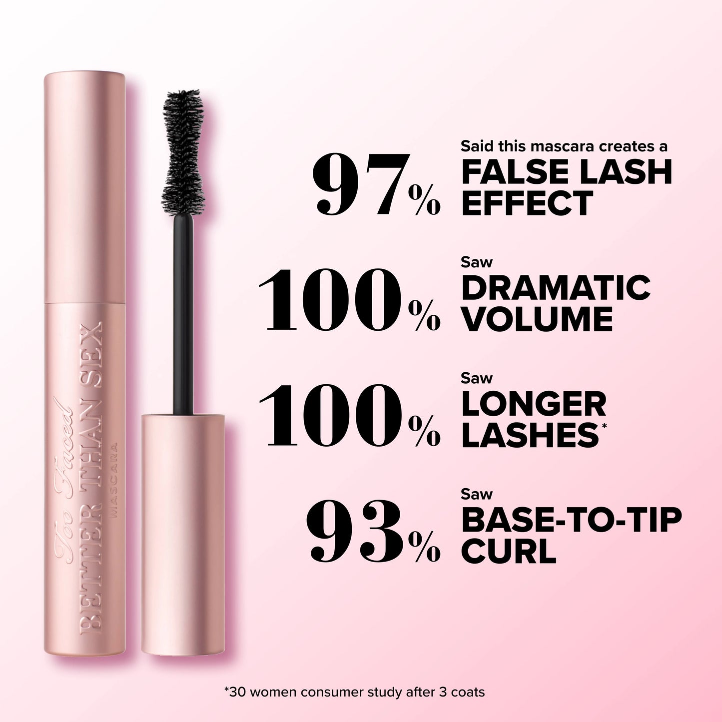Máscara de pestañas - TOO  FACED voluminizing Máscara